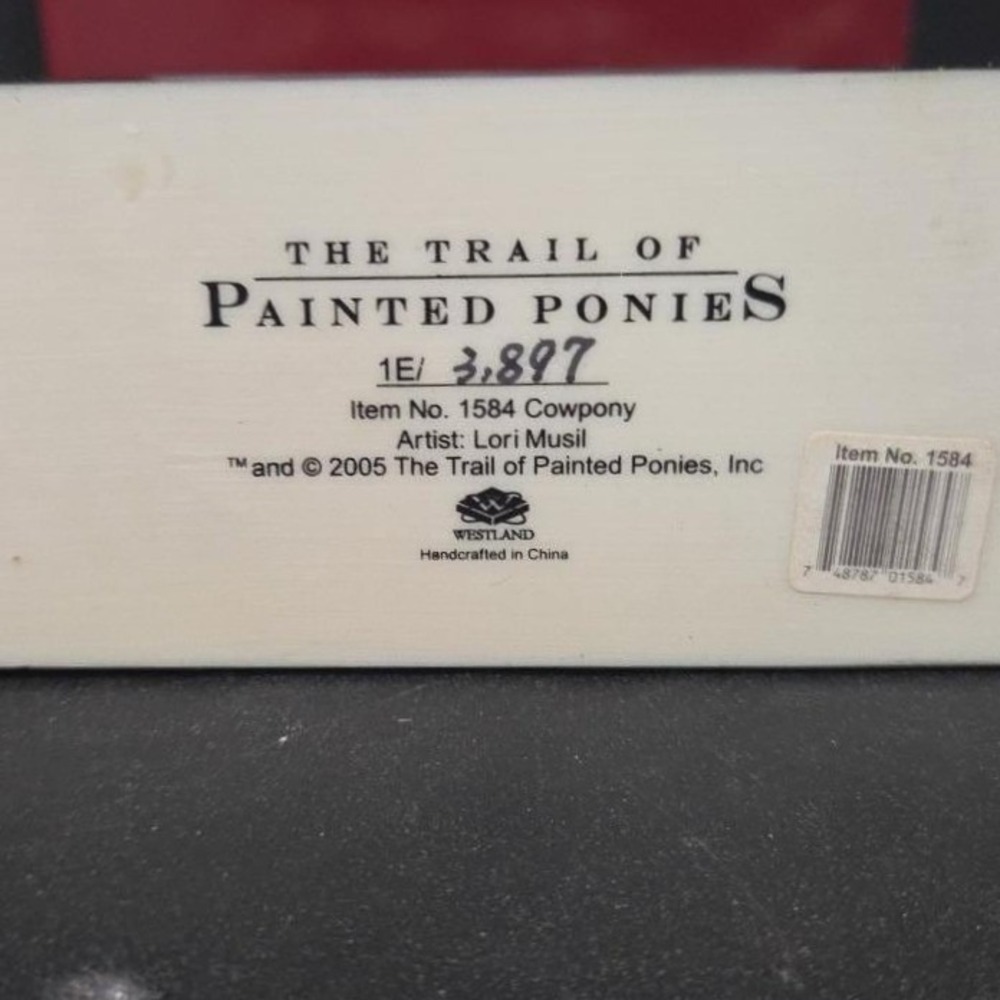 Trail of Painted Ponies CowPony Figurine, Westland Giftware #1584, 1E/3897, Box - Picture 10 of 15
